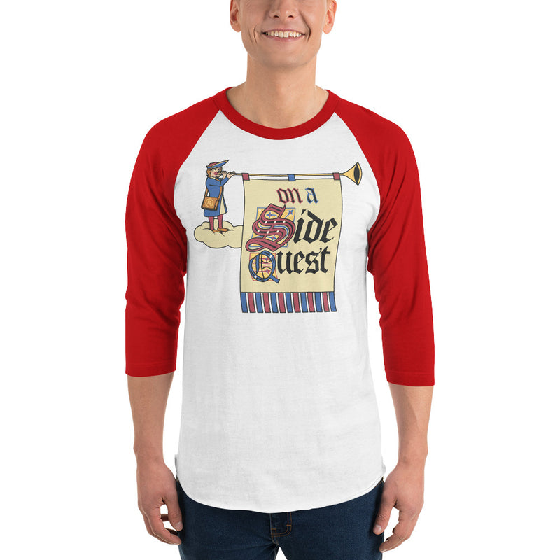 On a Side Quest 3/4 Sleeve Raglan Shirt | Rollacrit