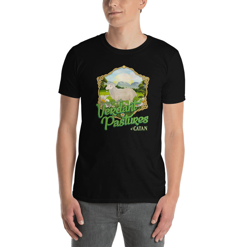 Greetings from Catan: Verdant Pastures T-Shirt | Rollacrit