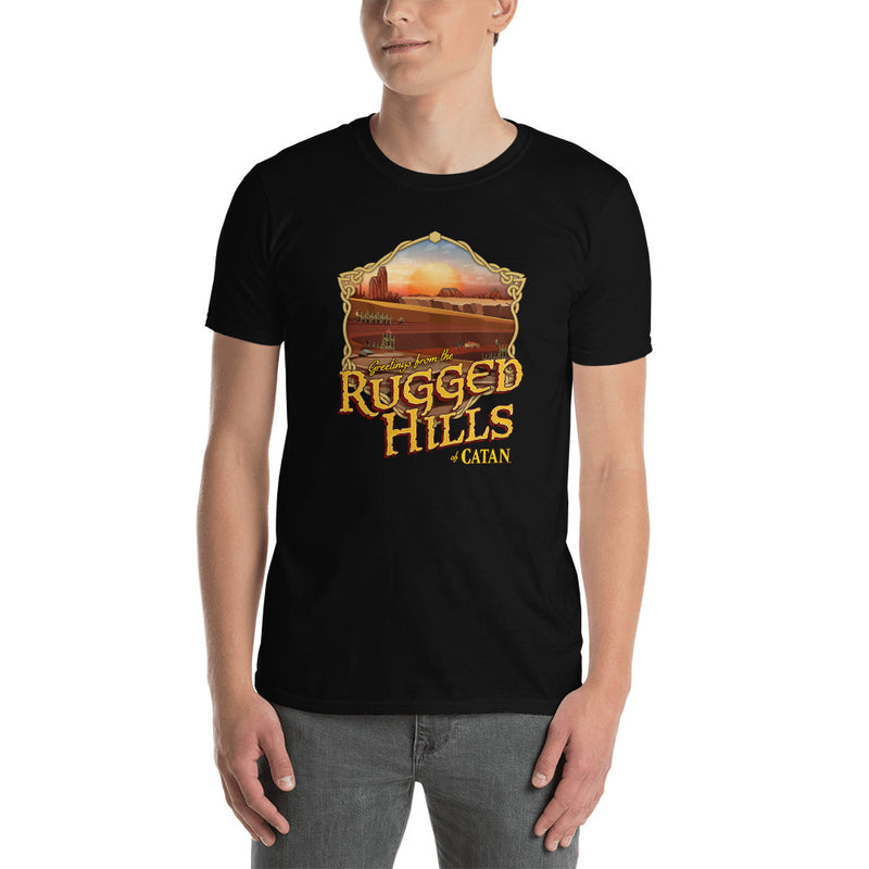 Greetings from Catan: Rugged Hills T-Shirt | Rollacrit