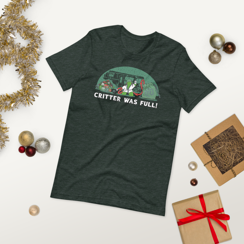 Critter Was Full Slim Fit T-Shirt | Rollacrit