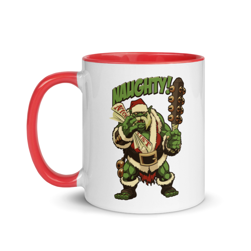 Holiday Naughty Ogre Mug | Rollacrit