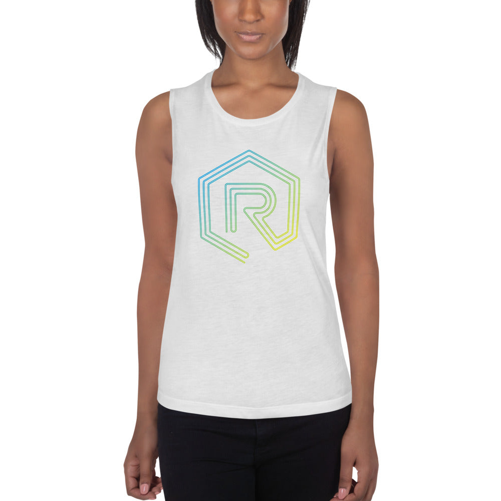 Neon Sign Rollacrit Logo Muscle Tank | Rollacrit