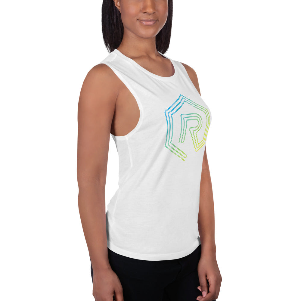 Neon Sign Rollacrit Logo Muscle Tank | Rollacrit