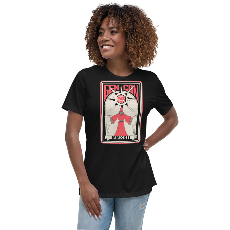 Gen Con 2022 Retro Wizard Femme T-Shirt | Rollacrit