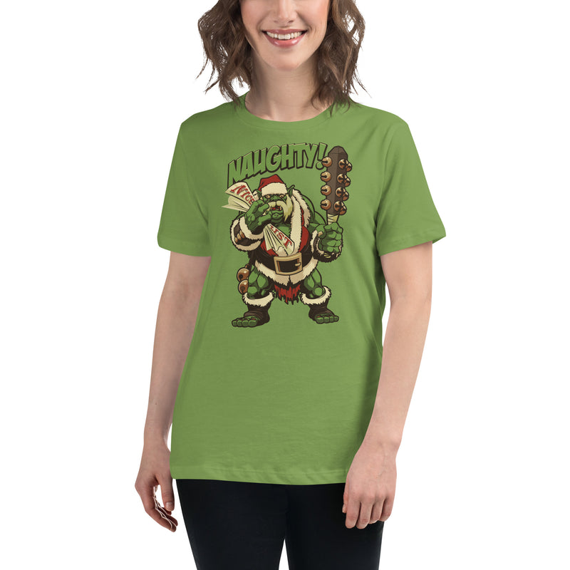 Holiday Naughty Ogre Femme T-Shirt | Rollacrit