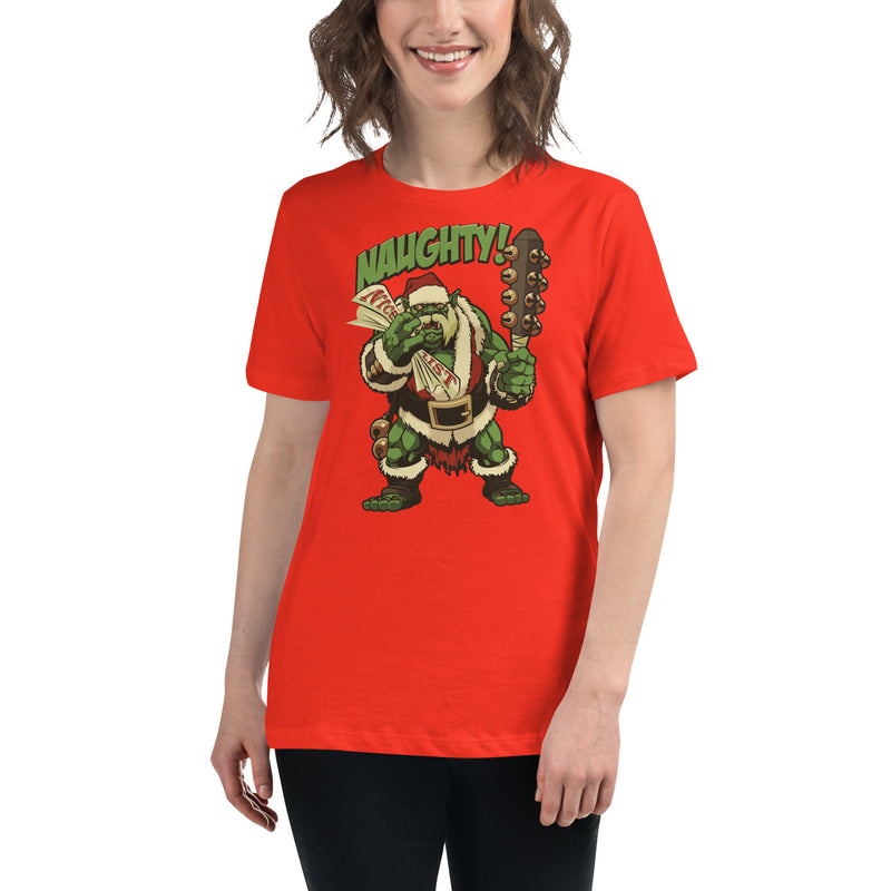 Holiday Naughty Ogre Femme T-Shirt | Rollacrit