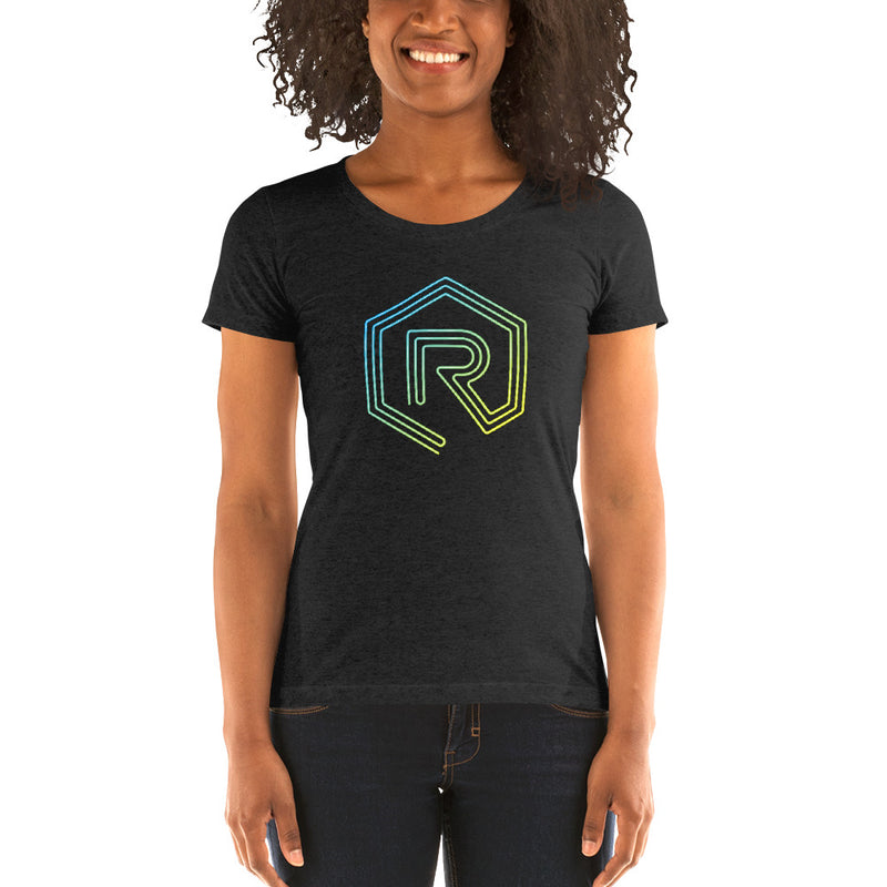 Neon Sign Rollacrit Logo Fitted T-shirt | Rollacrit