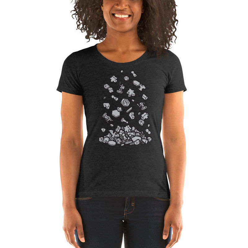 Crit Falls Apart Fitted T-shirt | Rollacrit