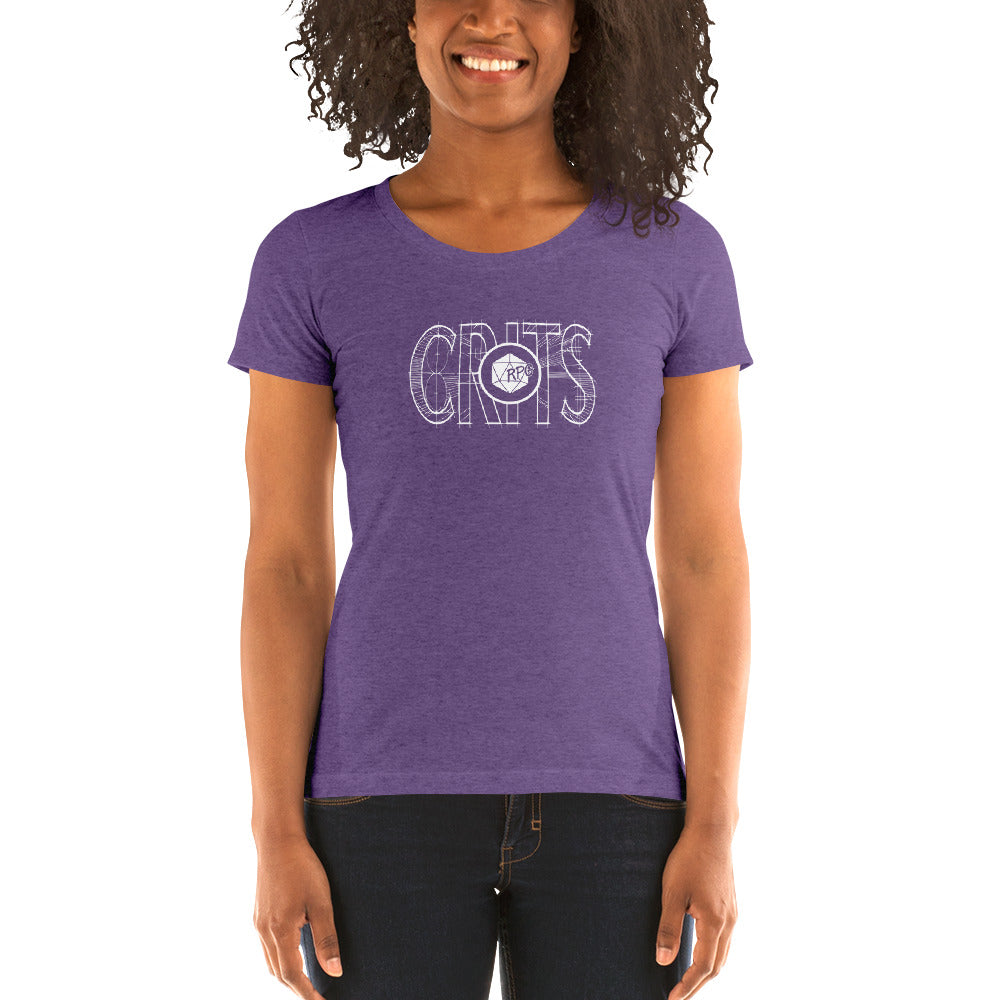 RPG Crits Fitted T-Shirt | Rollacrit