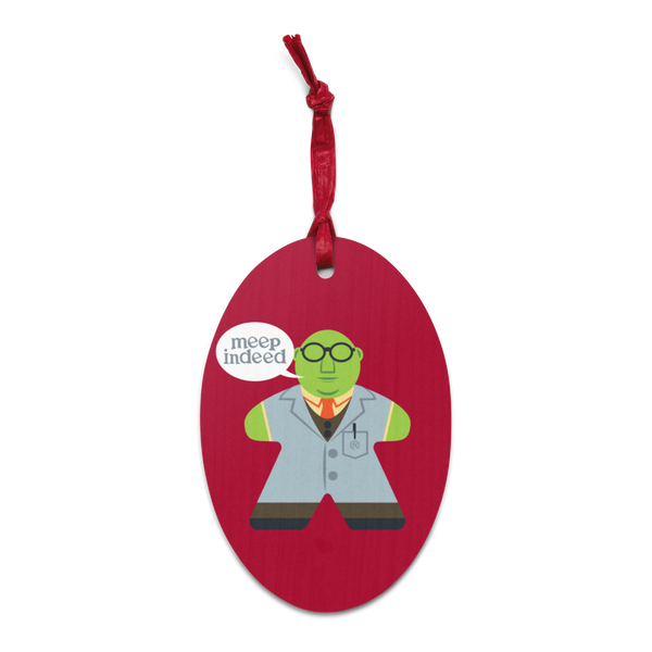 Mupple Meeple Indeed Wooden Ornament Magnet | Rollacrit