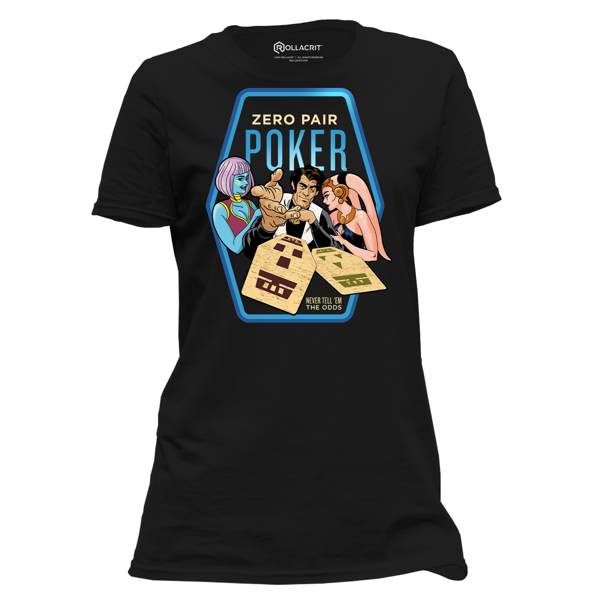 Zero Pair Poker Femme T-Shirt | Rollacrit